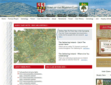 Tablet Screenshot of murphyclans.com